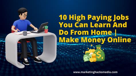 10 High Paying Jobs You Can Learn And Do From Home Make Money Online