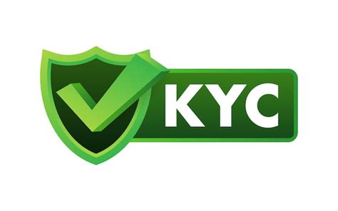 Premium Vector Vector Badge Design With Kyc Know Your Customer