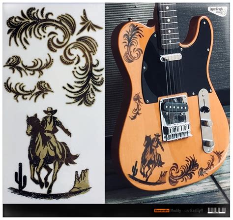 Graphic Decals Custom Guitar Sticker