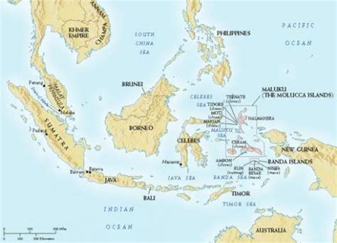 Spice Islands - Map Locator