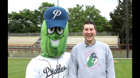 Dillon Vs Dillon The Portland Pickles Mascot Against Oregonian