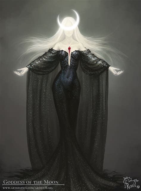 Goddess of the Moon by Risel on DeviantArt