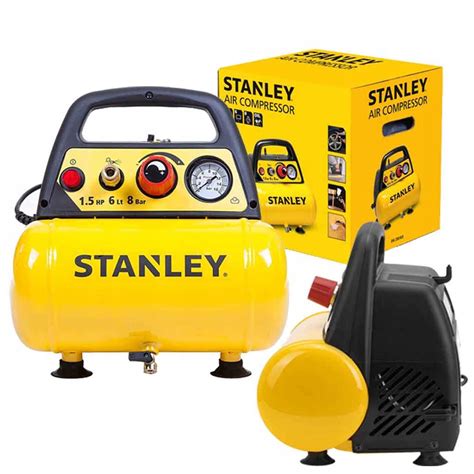 STANLEY KOMPRESOR BEZOLEJOWY SPRĘŻARKA 6L 8 bar DN200 8 6 za 496 99 zł