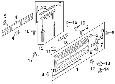 Ford F 150 Tailgate Wflex Step Wapplique Fl3z9940700d Mid Tenn