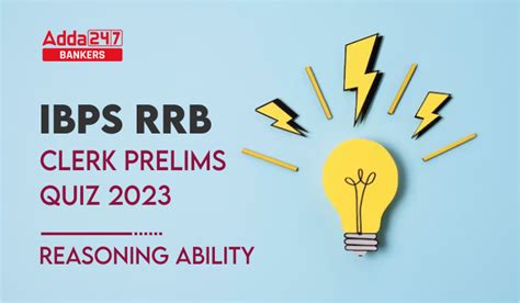 Reasoning Quiz For Ibps Rrb Clerk Prelims Th August