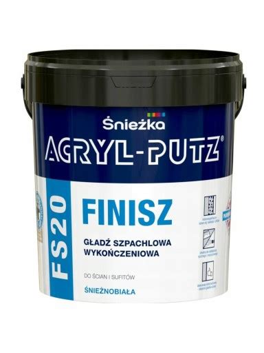 ACRYL PUTZ FINISZ FS 20 gotowa gładź szpachlowa 5 91010746 Cena