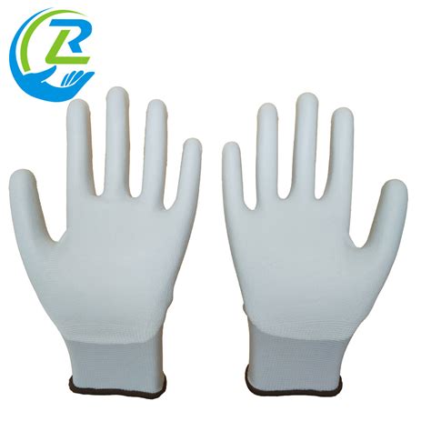 Chemical Resistant With Liner 13 Gauge PU Palm Coated Smooth Gloves