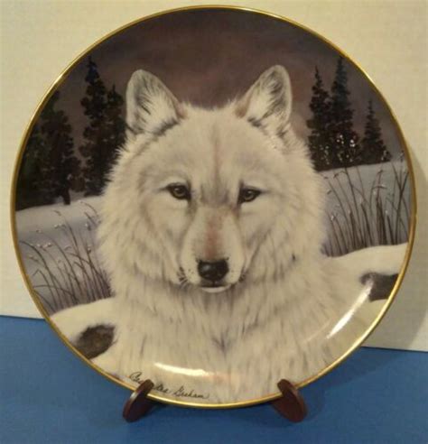 Franklin Mint Collection Lone Wolf By Cassandra Graham Collectors Plate With Coa 4585892700