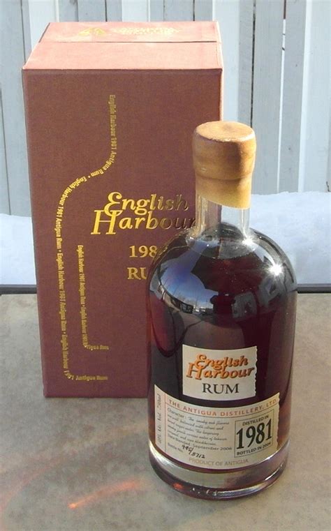 English Harbour 1981 Vintage 25 Year Reserve Rum The Rum Howler Blog