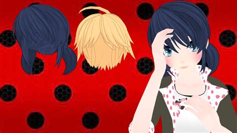 Mmd Miraculous Ladybug Hair Edits Dl By Smilyandfury On Deviantart