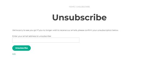 How To Set Up An Unsubscribe Link In Woocommerce