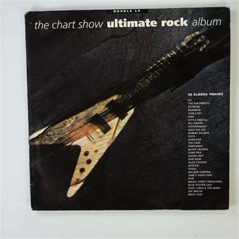 THE CHART SHOW ULTIMATE ROCK ALBUM Various DOUBLE LP EX EX AHLLP9