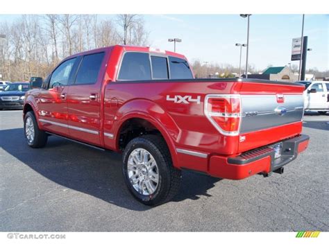 Red Candy Metallic 2012 Ford F150 Platinum Supercrew 4x4 Exterior Photo