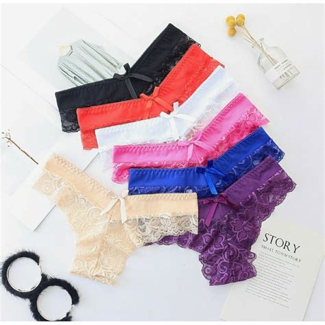 Is Colours Women Sexy Lace Panties G String Seamless Lingerie Ready Stock Shopee Malaysia