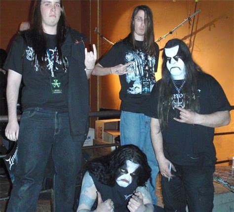 My Brother And I With 2 Members Of The Black Metal Band Immortal