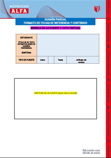 Formato PARA EL Examen Parcial Habilidades Comunicativas EXAMEN