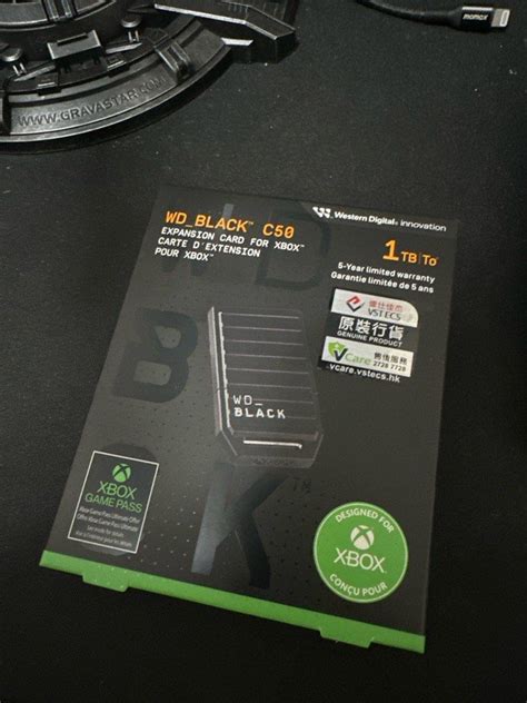 WD Black C50 1TB Expansion Card for Xbox Series X S 電子遊戲 電子遊戲 Xbox