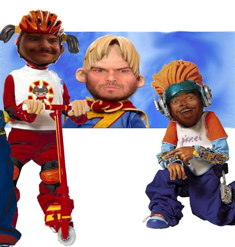 Jack Black As Lazytown Puppets By Icarn On Deviantart