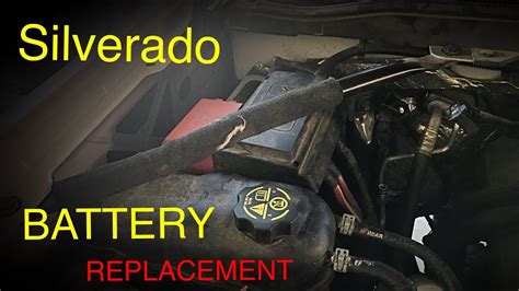 Silverado Sierra Tahoe Yukon Battery Replacement 2014 2018 Youtube