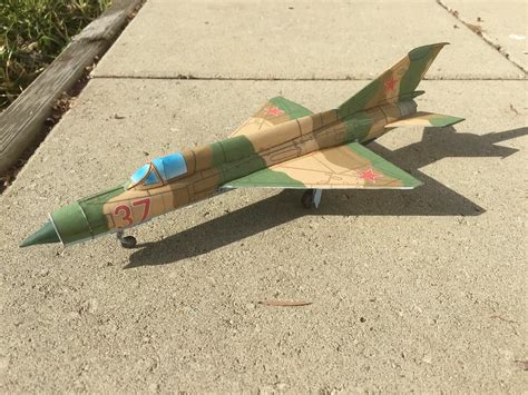 Mig 21 Paper Model Daryl Flickr