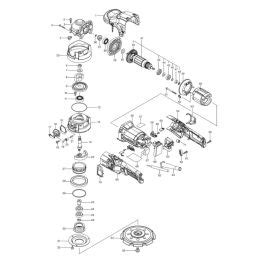 Complete Assembly For Makita Po C Polisher L S Engineers