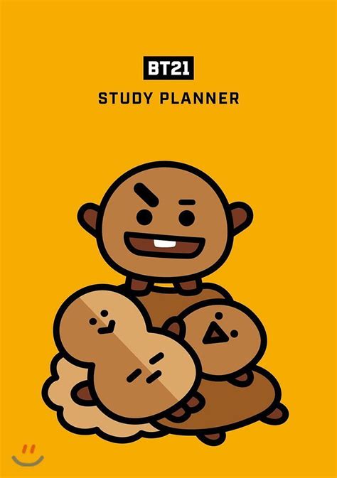 Details About BTS BT21 Study Planner Goods RJ SHOOKY KOYA HD Phone