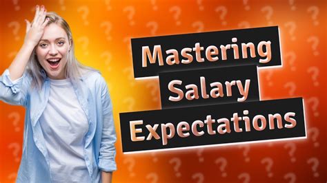 How Can I Best Answer The Salary Expectations Interview Question