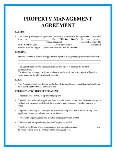 Ownership Agreement Template