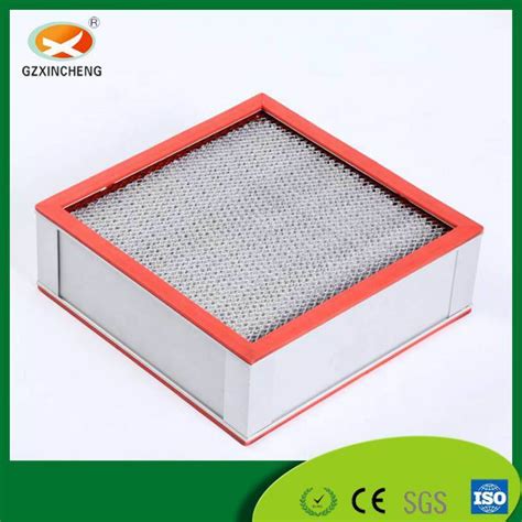 Fiberglass Media High Temperature Resistance HEPA Filter For Air