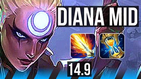 DIANA Vs AKSHAN MID 6 Solo Kills 1100 Games Legendary Rank 15