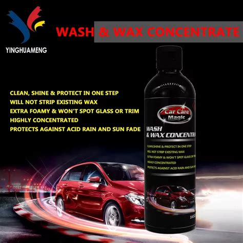 Car Wash Liquid Water Wax High Foam General Deep Cleaning Strong