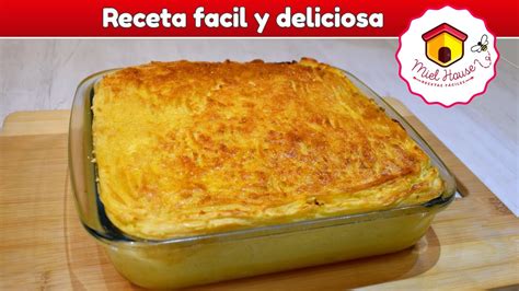 Receta fácil de Pastel de Papas por Maru Botana Sabor casero