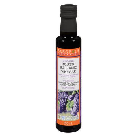 Acropolis Organics Mousto Balsamic Vinegar Choices Markets