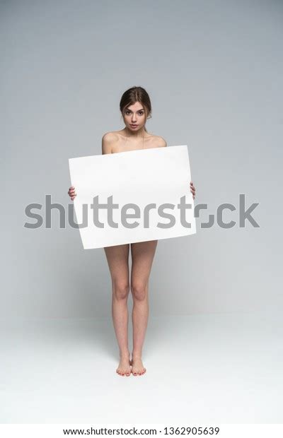 Sexy Naked Girl Poster Clean Skin ภาพสตอก 1362905639 Shutterstock