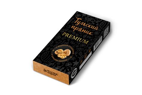 Тульский пряник PREMIUM «С вареной сгущенкой и грецким орехом», 140 гр ...