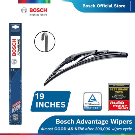 Bosch Single Pack Advantage U Hook Wiper BA19 Lazada