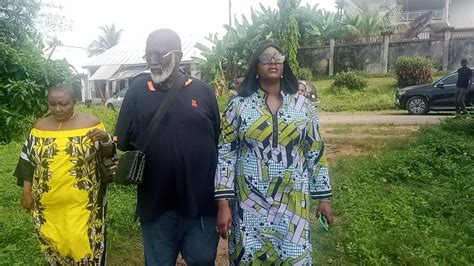 Imo Guber Lp Governorship Candidate Achonu Wife Arrive Polling Unit