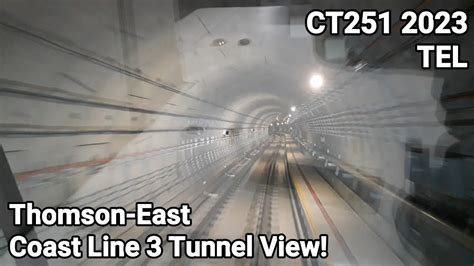 SMRT Trains Thomson East Coast Line Stage 3 Open House Tunnel View