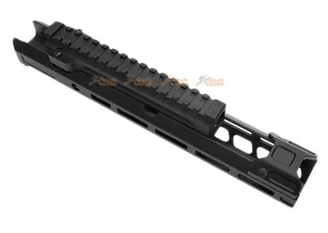 Slr Airsoftworks 112” Light Mlok Ext Extended Handguard For Tokyo Marui Akm Gbbr Airsoftgogo