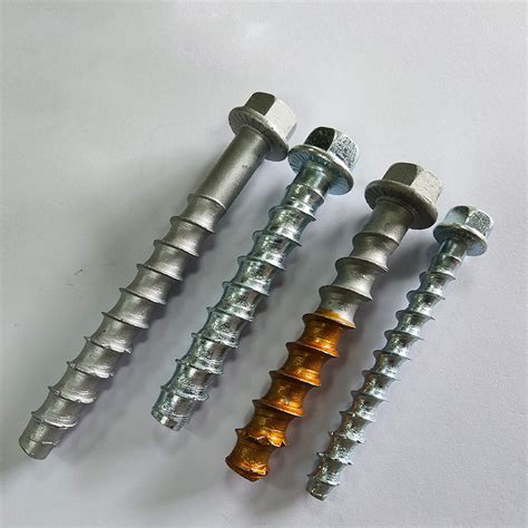 Concrete Self Tapping Screw Anchors Cement Self Cutting Screw Anchors