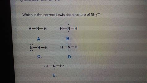 Nh2 Lewis Structure How To Draw The Lewis Structure For