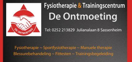 Ter Leede Samenwerking Met Fysiotherapie De Ontmoeting Wederom Voortgezet