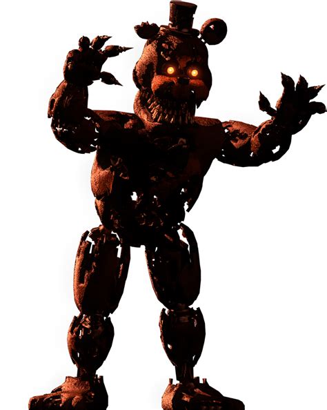 C4d A Render Of Nightmare Freddy Rfivenightsatfreddys