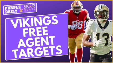 Minnesota Vikings Free Agent Targets Michael Thomas Hasan Ridgeway