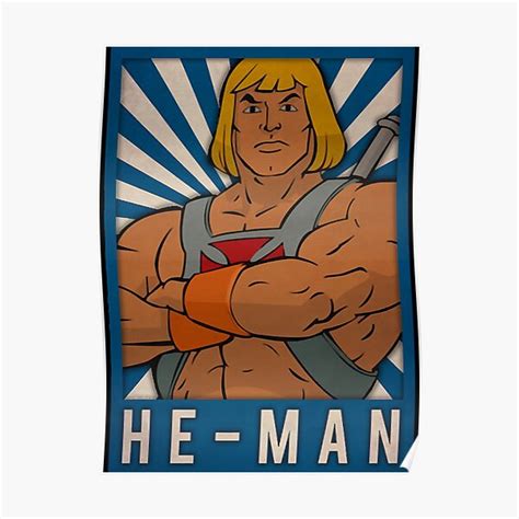 "He-Man " Poster for Sale by inkscale97 | Redbubble