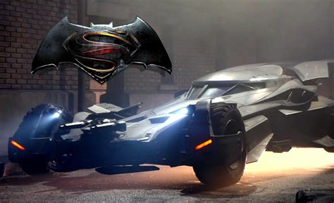 A Closer Look At The New Batmobile In Batman V Superman HIGH T3CH