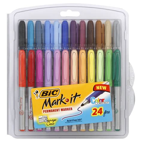 Upc Bic Mark It Permanent Markers Fine Color