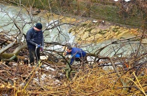 Нова растителност ще бъде засадена по ската на река Лева