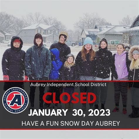 Aubrey Isd On Twitter Due To Inclement Weather All Aubrey Isd