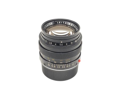 【中古：b 並品 】ライカ ズミルックス M 50mm F1 4 E43で距離指標環直接ペイント 2119340850843 中古